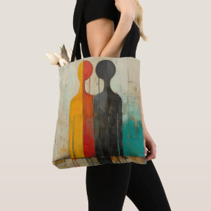 Tote Bag Dualité – Figures abstraites de lumière et d'ombre