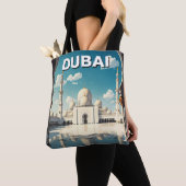 Tote Bag Dubaï Grande Mosquée des EAU Voyage (De près)