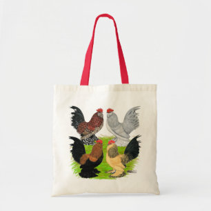 Tote Bag D'Uccles quatre coqs