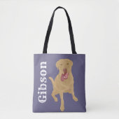 Tote Bag Dudley Labrador Retriever (Devant)