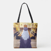 Tote Bag Dumbledore Parlant dans la grande salle Hogwarts (Dos)