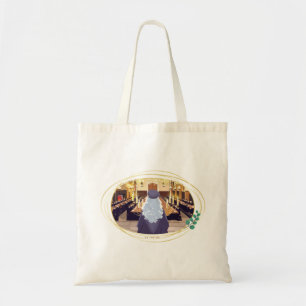 Tote Bag Dumbledore parlant dans le Grand Hall de Poudlard