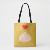 Tote Bag Dumpling Love Longan Shoulder Fourre-tout (2 taill (Devant)