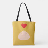 Tote Bag Dumpling Love Longan Shoulder Fourre-tout (2 taill (Dos)
