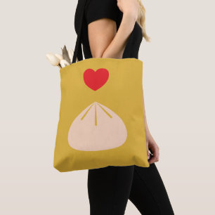 Tote Bag Dumpling Love Longan Shoulder Fourre-tout (2 taill