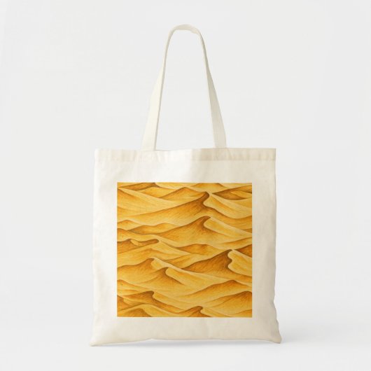 Tote Bag Dunes de Sable Doré du Désert (Devant)