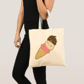 Tote Bag Dunette sur la crème glacée (Devant (produit))