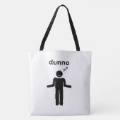 Tote Bag dunno (Devant)