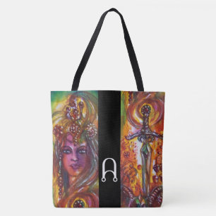 Tote Bag DURENDAL, ÉPÉE ET ANGE Imaginaire Monogramme