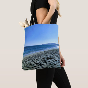Tote Bag Dusk à Malibu Beach
