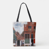 Tote Bag Dutch Alley, Johannes Vermeer (Dos)