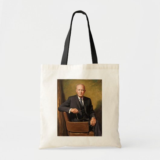 Tote Bag Dwight Eisenhower Président Portrait de la Maison  (Devant)