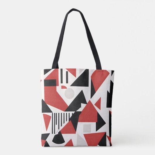 Tote Bag Dynamic Geometric Abstraction (Dos)
