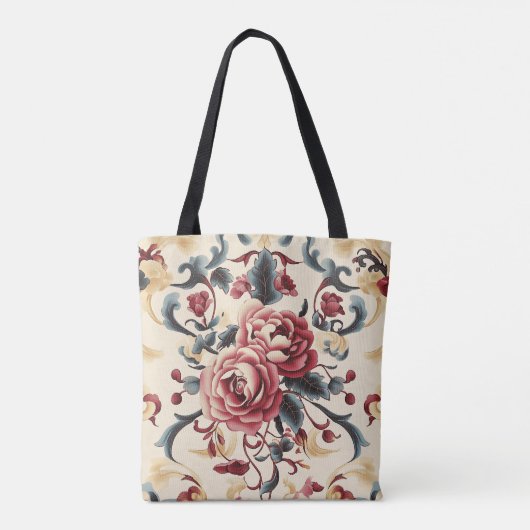 Tote Bag Dynastie Rose en Silken (Dos)