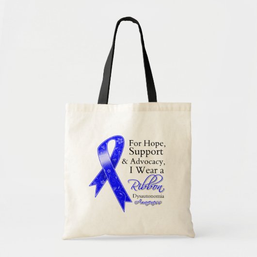 Tote Bag Dysautonomie : soutien à la sensibilisation à l'es (Devant)