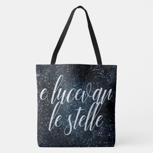 Tote Bag E lucevan le stelle les étoiles brillaient Tosca (Devant)