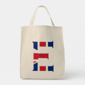 Tote Bag E Monogramme superposé sur Union Jack Flag gtcn (Dos)