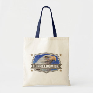 Tote Bag Eagle-Laissez l'anneau de liberté
