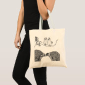 TOTE BAG EAGLES HARRIET + M15 HEY OWLS JE NE DONNE PAS DE C (Devant (produit))