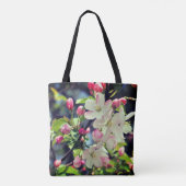 Tote Bag Early Spring Crabapple Blossoms 3 Close Up  (Dos)