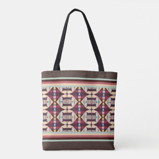 Tote Bag Earthy Tribal Tapestry (Dos)