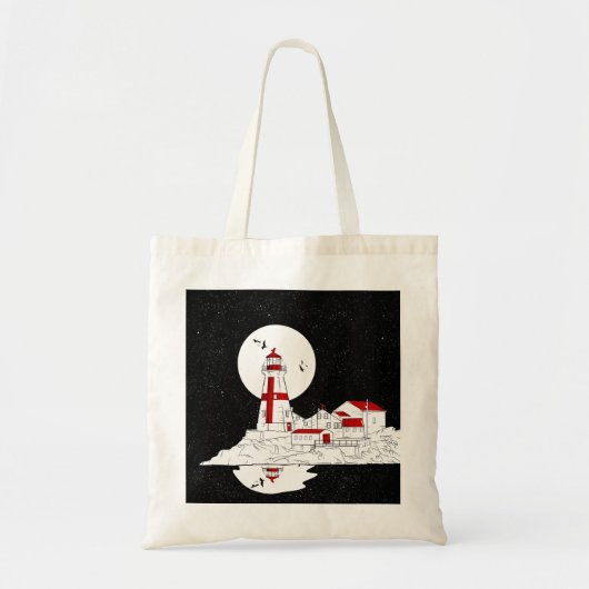 Tote Bag East Quoddy Head Phare plat (Devant)