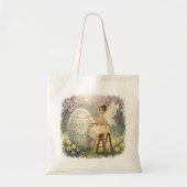 Tote Bag Easter Fairy Painting Egg Spring (Devant)