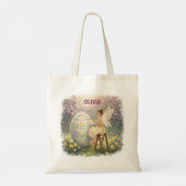Tote Bag Easter Fairy Painting Egg Spring Name (Dos)