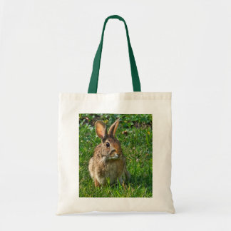 Tote Bag Eastern cottontail rabbit
