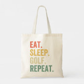 Tote Bag Eat Sleep Golf Repeat Funny Golfing (Dos)