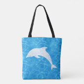 Tote Bag Eau bébé dauphin Fourre-tout (Dos)