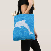 Tote Bag Eau bébé dauphin Fourre-tout (De près)