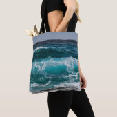 Tote Bag Eau bleue Vagues océaniques (De près)