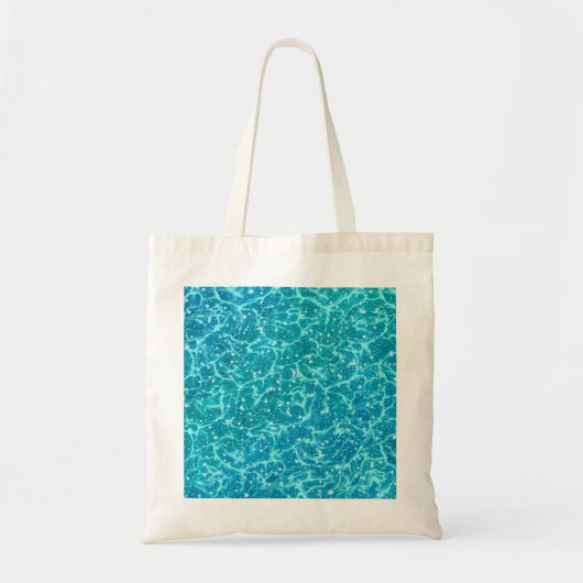 Tote Bag Eau de mer bleue avec étincelles* (Devant)