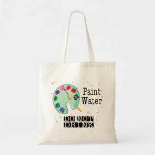 Tote Bag Eau de peinture ne buvez pas