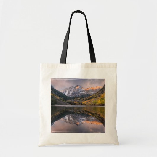 Tote Bag Eau | Maroon Bells Colorado (Devant)
