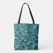 Tote Bag Eau océanique étincelante (Dos)