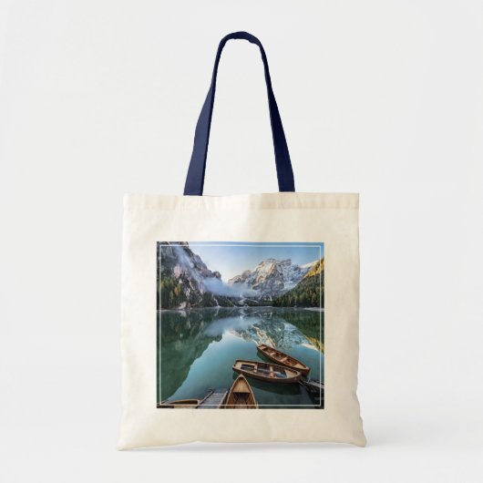Tote Bag Eau | Pragser Wildsee Dolomites Italie (Devant)