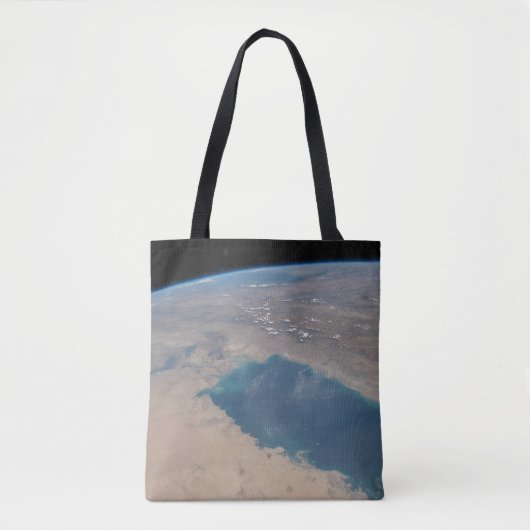 Tote Bag Eaux Bleues Tropicales Du Golfe Persique. (Devant)
