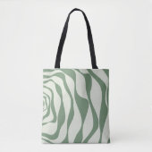 Tote Bag Ebb et flux 4 en vert