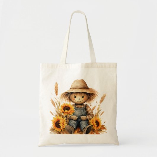Tote Bag Écart avec tournesol (Devant)