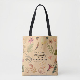 Tote Bag Ecclésiaste 3:11 Il a mis l'éternité dans le coeur