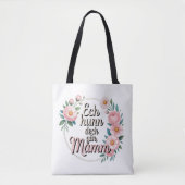 Tote Bag Ech hunn dech gär, Mamm (Devant)