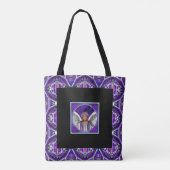 Tote Bag Écharpe à âme violette (Dos)