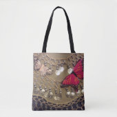 Tote Bag Écharpe tzigane papillon (Devant)