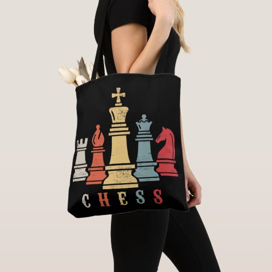 Tote Bag Échecs| Jeu d'échecs - Cadeau de mat de contrôle (De près)