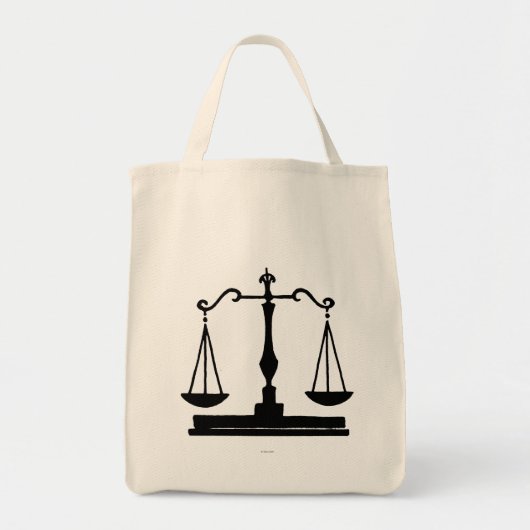 Tote Bag Échelles de justice (Devant)