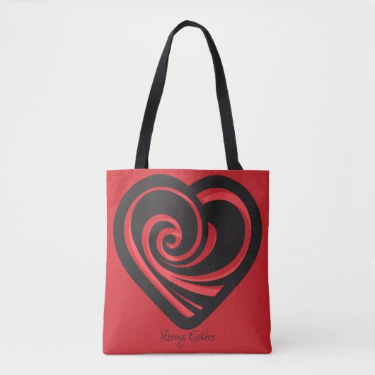 Tote Bag Échos d'amour (Devant)