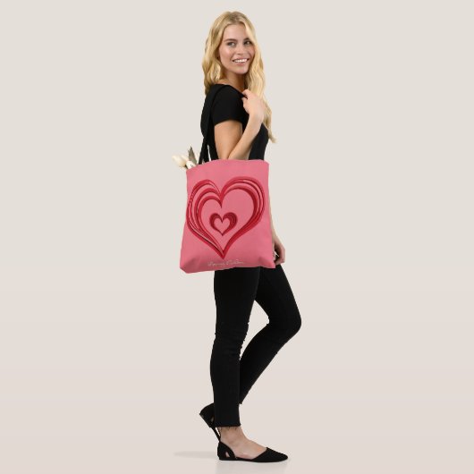Tote Bag Échos d'amour (Sur le modèle)