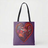 Tote Bag Échos d'amour (Devant)